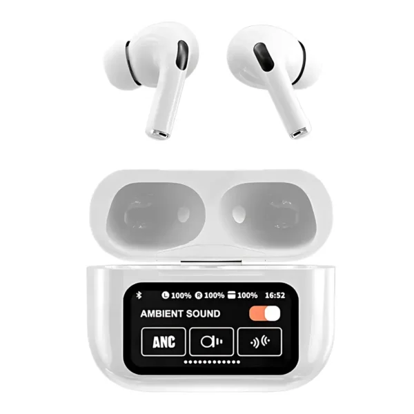 AIRPODS A9 PRO Touch Screen ANC Noise Reduction, Touch Control Wireless Headset